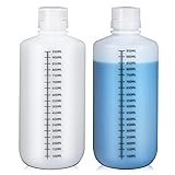 UMETASS 32oz/1000ml Narrow Mouth Plastic Bottles
