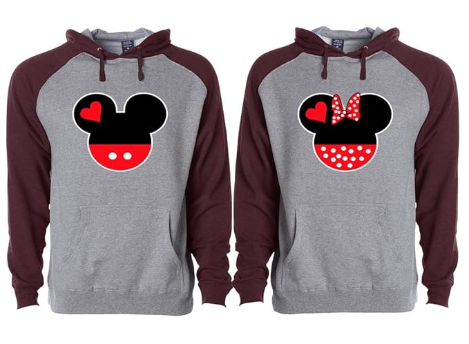 his and hers disney hoodies
