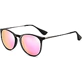 SUNGAIT Premium Vintage Round Sunglasses for Women Men Classic Retro Trendy Style