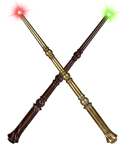 Amazon.com: Gejoy 2 Piece Light up Wand for Kids Magic Wizard