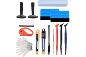 OctBird 42 Piece Car Tinting Kit, Car Wrap Tool Kit, Vinyl Wrap Tools, Window Tint Tool Includes Felt Squeegee Vinyl Wrap Mag