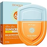 BIOAQUA Aloe Vera Sunscreen Repair Lotion SPF 60+ PA+++ High Sun Protection Blocking UVB UVA 40g / 1.41oz
