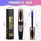 LOPHE 5D Silk Fiber Eyelash Mascara Blue Volume Waterproof Long-Lasting view 2