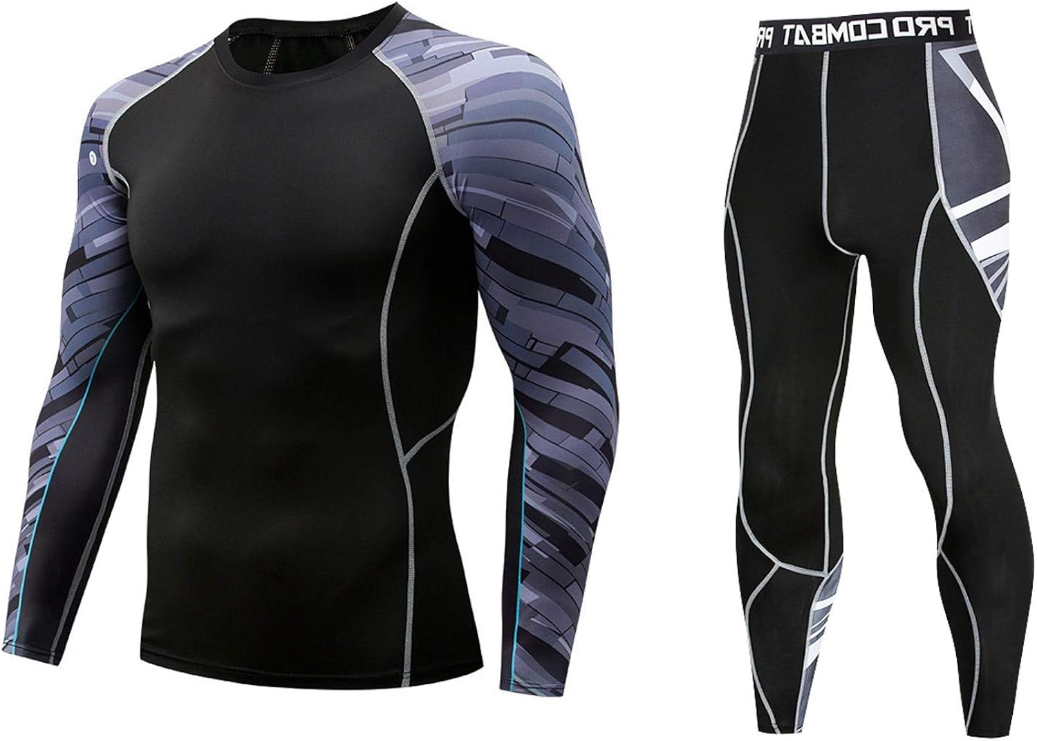 Roiper 2 Pi Ces Ensemble De Sport Homme Avec Shirt Compression Roiper 2 Pi Ces Ensemble De Sport Homme Avec Shirt Compression
