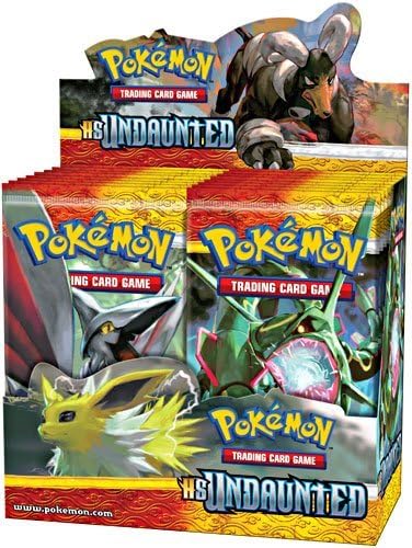 POKEMON HEART GOLD UNDAUNTED SEALED BOX DISPLAY of 36 BOOSTER PACKS [Toy]