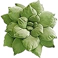 Hearthfire Hygge 3D 17" Green Succulent Pillow | Hand-Stitched Flower Pillow for Bedroom, Living Room, and Nursery | Cozy Decorative Leaf Throw Pillow