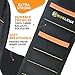 Magnetic Wristband by Roslewi - 15 Magnets, 2 Pockets - Holding Screws, Nails, Drill Bits, Metal Tools - Best Father's Day Gift Idea for Men, Dad, Husband, Women, Boyfriend, Him, Her (Black)