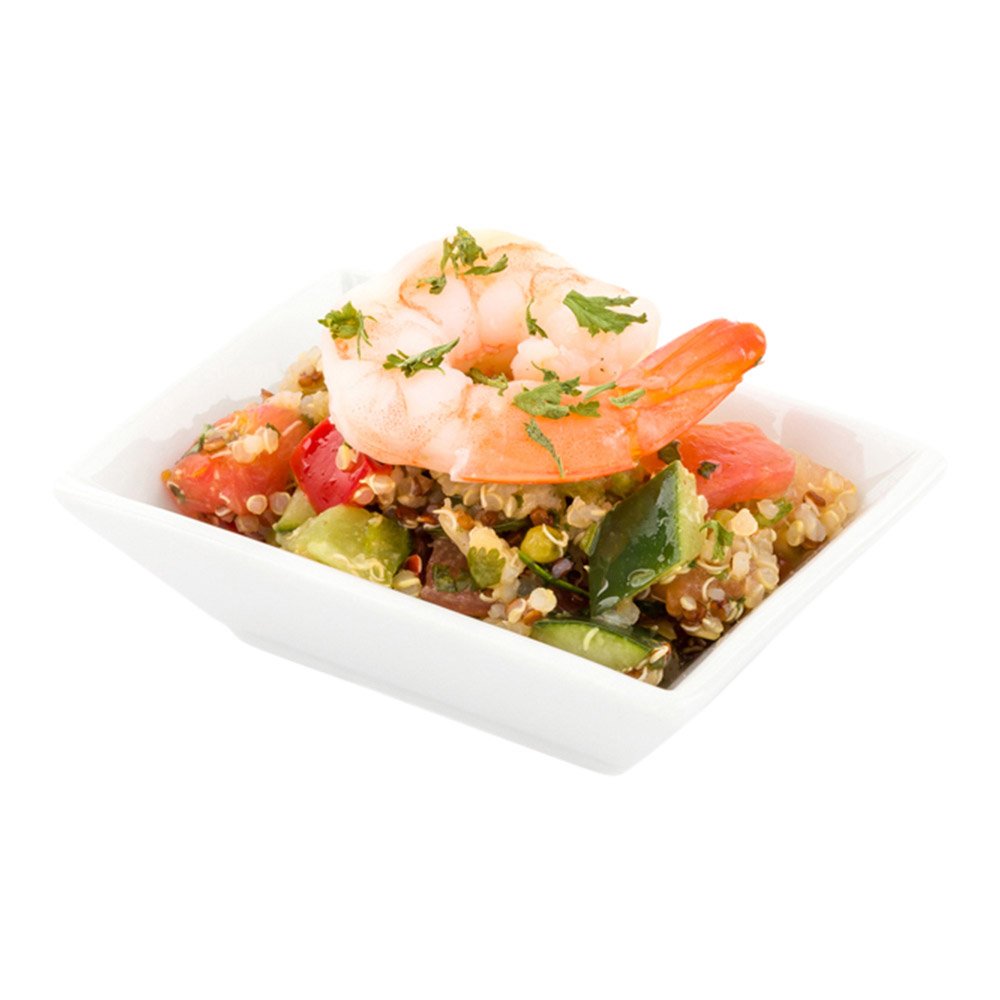 Mini Porcelain Dish - Rectangular Appetizer Dish, Rectangular Dessert Dish - 3.9 Inches - White - 10ct Box - Restaurantware