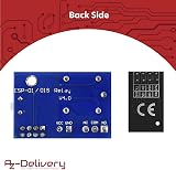 AZDelivery ESP8266-01S WiFi Module 80MHz 1MB Flash 5V Relay Adapter Arduino view 3