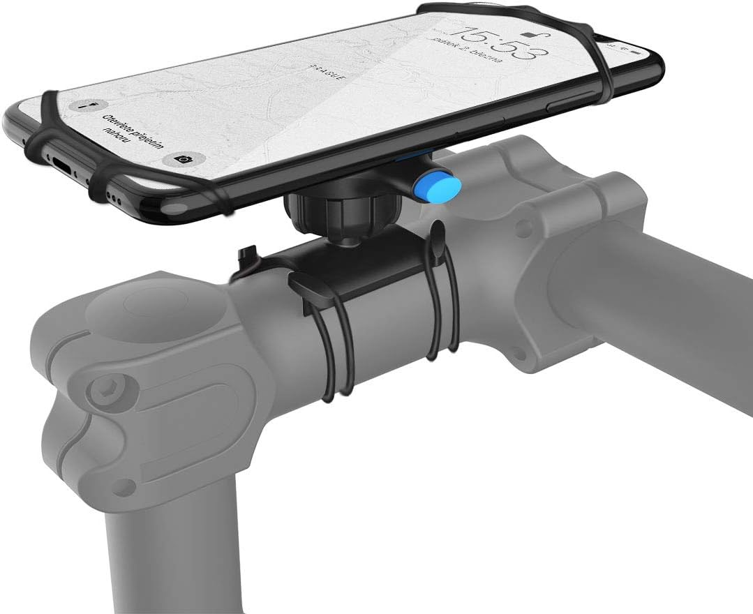 Cozycase Bike Mount Phone Holder Bicycle Motorcycle Handlebar One-button detached Mount for iPhone SE 3 (2022)/ iPhone 12/11/11Pro Max/X/XS/XR/XS Max/8/7/6/Plus Galaxy Note 9/S9/S8/S7