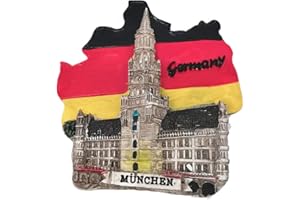 Munich Germany 3D Fridge Magnet Souvenir Gift Home & Kitchen Decoration Magnetic Sticker Munich Germany Refrigerator Magnet