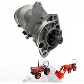 Starter Motor for Kubota Tractor Diesel Engine - 12V Replacement Compatible with L20 L275 L295 L2250 L2501 L2550 L2350 L2800 L3010 L3301 L3400 L3410 L4310 Models, OEM 34070-16083 34070-16081 18145N