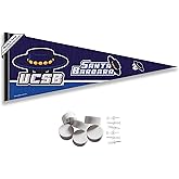 College Flags & Banners Co. UC Santa Barbara Gauchos Pennant Flag and Wall Tack Mount Pads