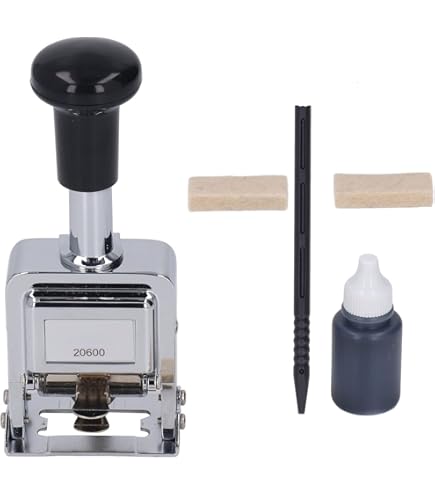 Amazon.com : Number Stamp, 5 Digit Automatic Jump Numberer