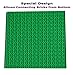 dreambuilderToy Upgrade Stackable Building Base Plates- 4 Green Baseplate 10