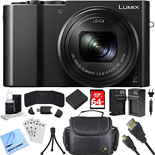 Panasonic ZS100 LUMIX 4K 20 MP Digital Camera w/WiFi Black (DMCZS100K