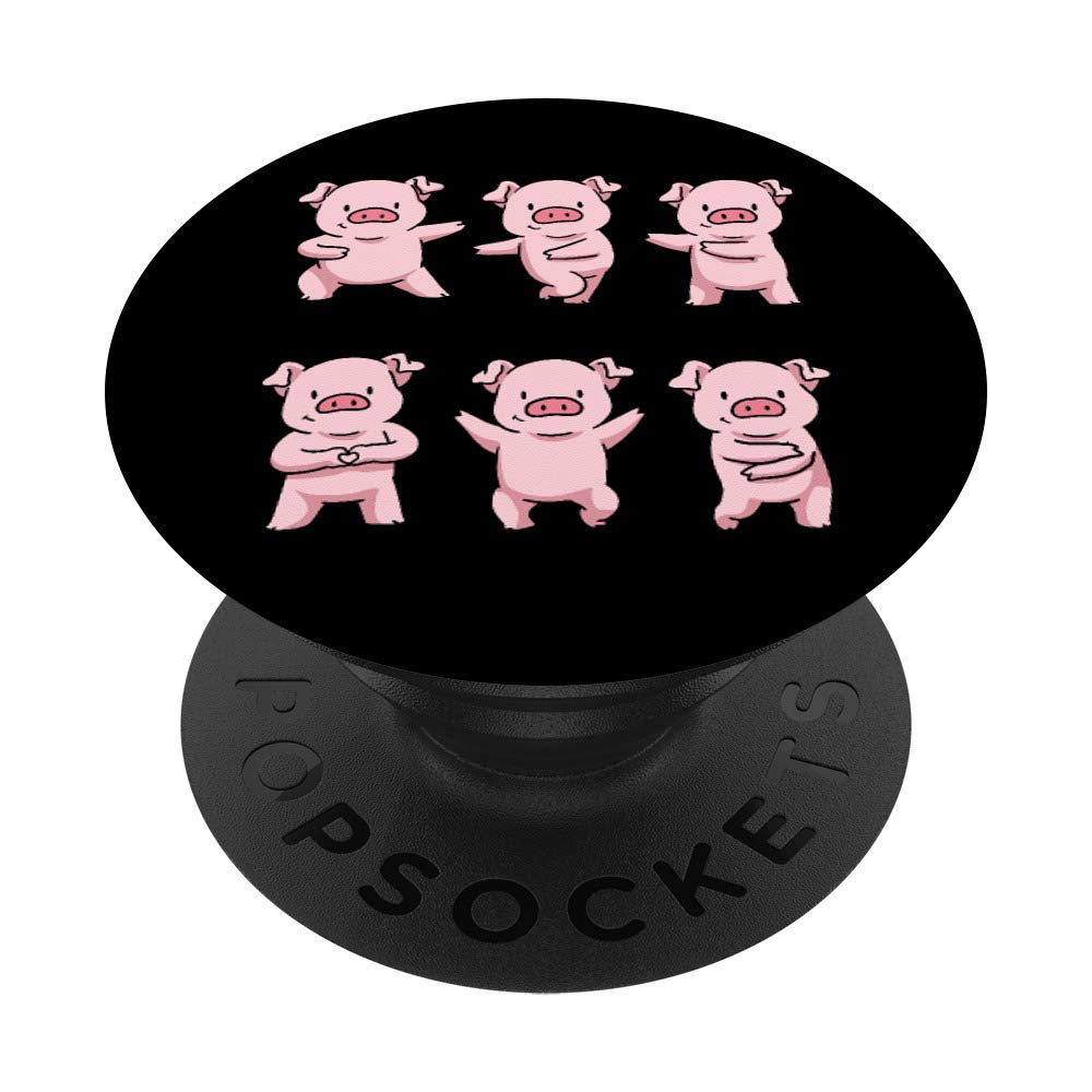 Pig Gifts For Pig Lovers Women Pig Gift Women Men Kids Pig PopSockets PopGrip: Swappable Grip for Phones & Tablets