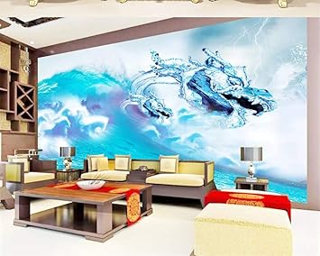 Scarica Gratis Images Papier Peints Style Paysage Ondule Dragon Custom 3d Wallpaper le plus cool par