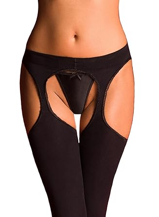 BELVERIS Strapsstrumpfhose DIONA schwarz