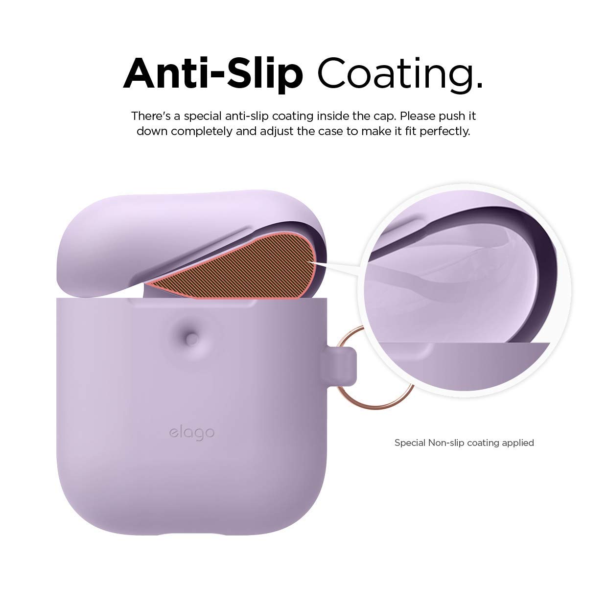Elettronica elago A2 Custodia in Silicone Compatibile con Apple AirPods 2  Custodia Wireless LED anteriore visibile Protezione extra Supporta la  ricarica wireless senza Moschettone, Grigio scuro - urban-earth.co.uk