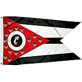 Cincinnati Bearcats State of Ohio Flag