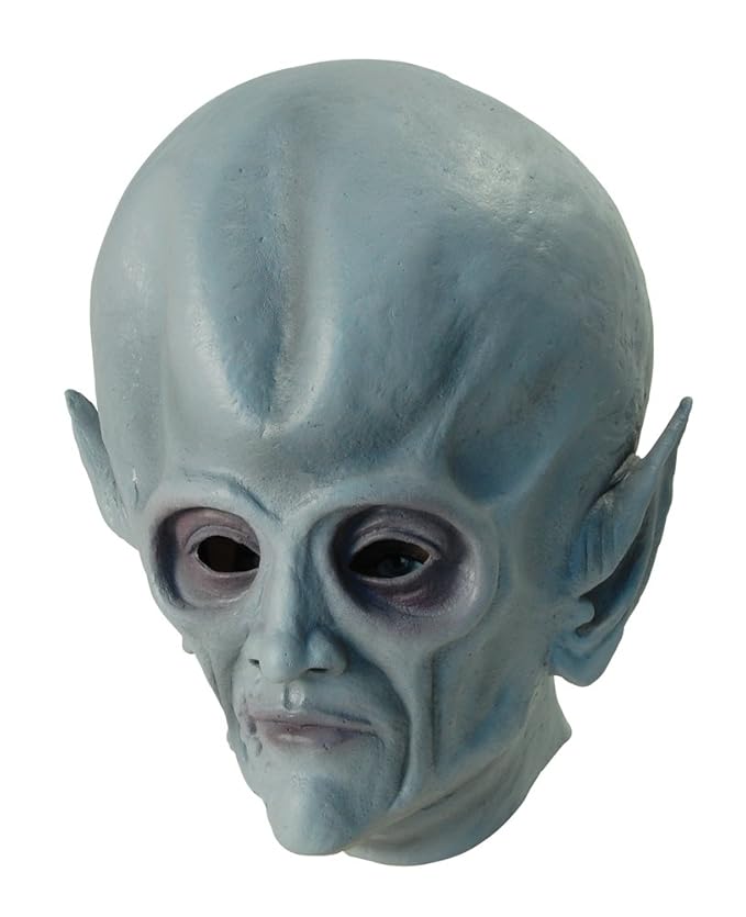 Bristol Novelty BM316 Alien Maske, Mehrfarbig, Einheitsgröße