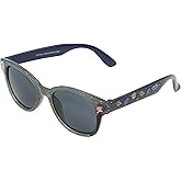 Disney Girls Frozen Anna Kids 1 Wayshape Sunglasses, Milky Grey/Purple Back Spray, 46