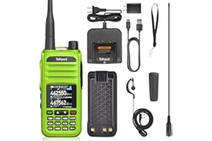 Talkpod A36plus MAX Two Way Radio Handheld, Long Range Walkie Talkie with 771 Antenna, 999CH, 3200mAh Battery, USB-C Charging