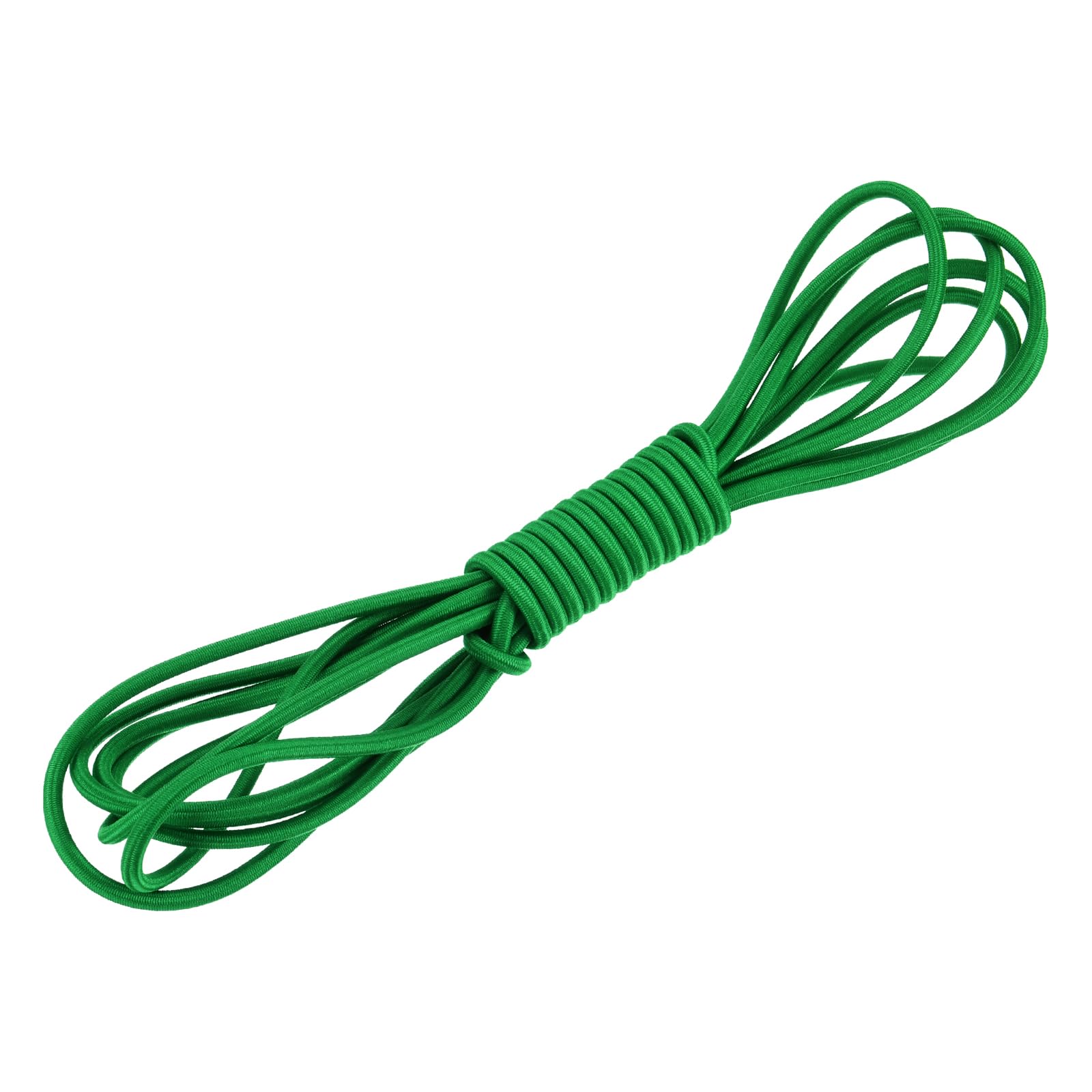 DMiotech 4.8mm Shock Cord, 3 M Green Bungee Cord Tent Pole Shock Cord Round Elastic Kayak Rope Stretch String Marine Grade Heavy Polyester for DIY Projects Tie Downs