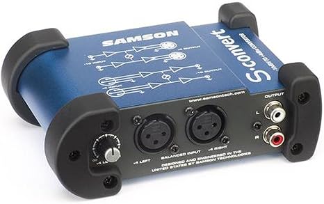 Samson S-convert - Caja de inyección: Amazon.es: Instrumentos musicales