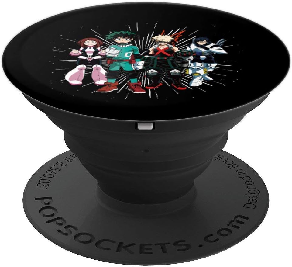 Manga Hero Gifts for Men & Women - PopSockets Grip and Stand for Phones and Tablets