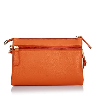 Caprese Lina Womens Sling Bag (Orange)