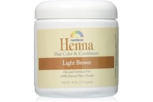 RAINBOW RESEARCH HENNA,PERSIAN LIGHT BROWN, 4 OZ Pack of 2