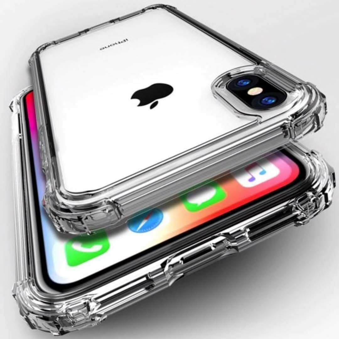 ASD Accessories iPhone XS Max Clear Shockproof Bumper Case Soft TPU Silicone Case Cover [Drop Protection] Crystal Gel Case Skin
