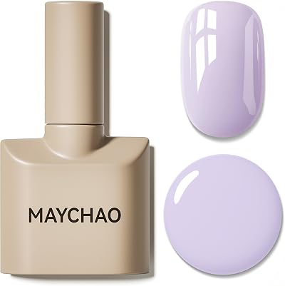 MAYCHAO Gel Nail Polish 15ML Gentle Purple Soak Off UV LED Varnish