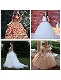 AW 6 capas de boda vestido de bola de la falda de enagua 4 aros Slip Crinoline Underskirt