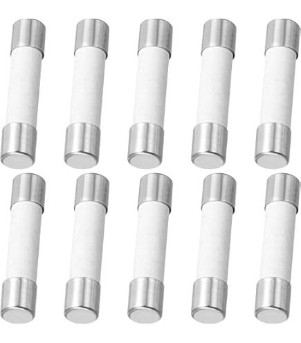 ThreeweatherConas　6.2f 50l Cartridge Fuses 250V .187A Fast Acting 3Ag - Amazon.com