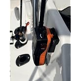 Handheld VHF Radio Holder fits Cobra HH600, HH350, Icom M73, M94D, Standard Horizon HX280s and Other radios with Clips up to 1.2" Wide &amp; 0.5" deep (Bottom Lip). Designed &amp; Manufactured in the USA.