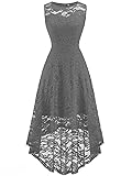 FAIRY COUPLE Women's Vintage Floral Lace Hi-Lo