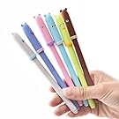 Gemini_mall® 6pcs Cartoon Gel Pen Kawaii Cute Office School Supplies Pens