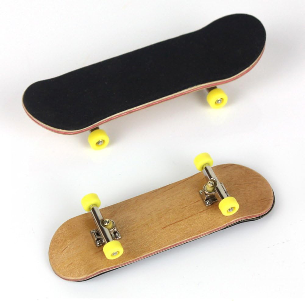 Etopfashion Mini Finger Skateboard For Tech Alloy Bridge Desktop Toys Wooden Assembled Fingerboard Toys