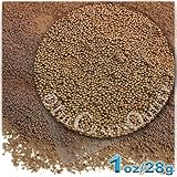 The Crafts Outlet MCR-GLS-MTL-MA6-MCK Metallic Glass Microbead, 1 Bag of 1-Ounce, Brown Mocka