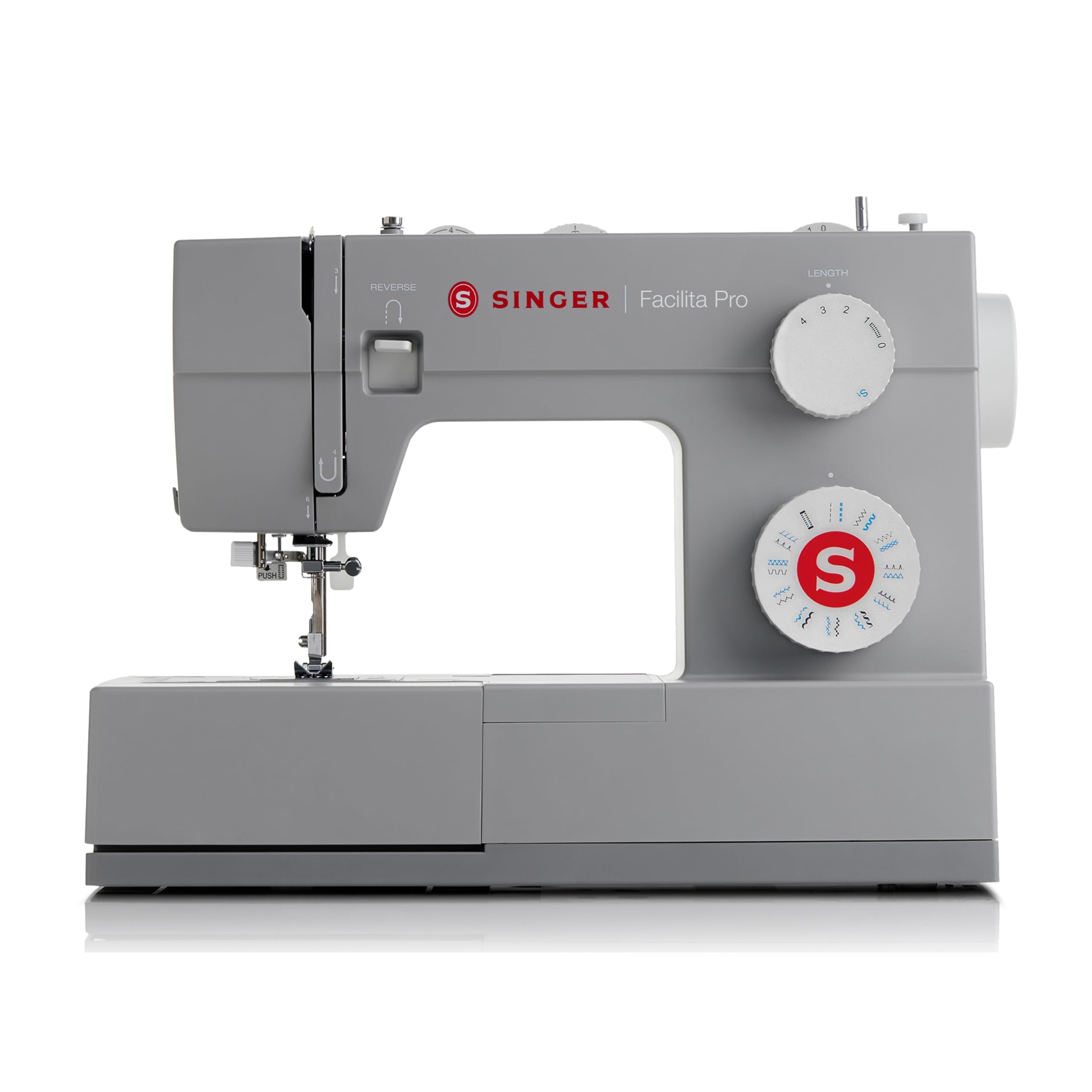 Photo 1 of SINGER Heavy Duty 4423 High Speed Sewing Machine with Accessory Kit | Strong Motor With Enhanced Piercing Power, 97 Stitch Applications, Full Metal frame, 1-step Buttonhole & LED Light