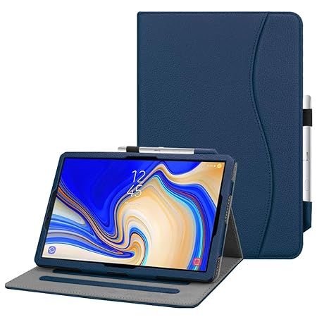 Fintie Hülle für Samsung Galaxy Tab S4 10.5 T830 / T835 2018 Tablet - Multi-Winkel Betrachtung Kunstleder Schutzhülle mit Dok