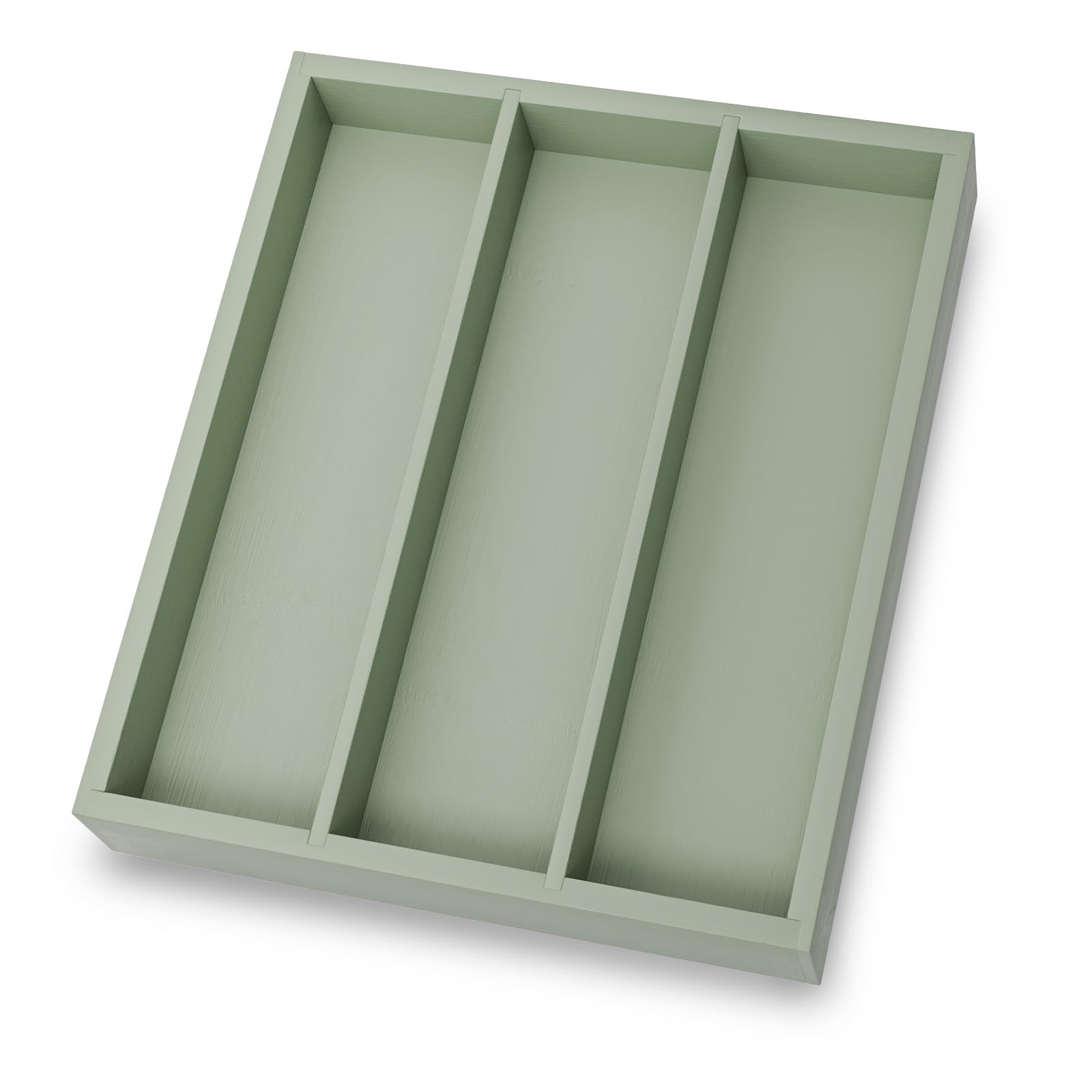 Photo 1 of Fibogollo Silverware Organizer Bamboo Kitchen Drawer Organizer, Flatware Organizer Tray for Kitchen, Flatware, Utensils?Green?