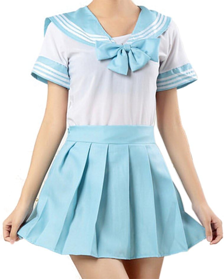WenHong School Uniform Dress Cosplay Costume Japan Anime Girl Lady Lolita
