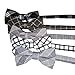 Ravenhill Premium Mens Pre-tied Assorted Pattern Adjustable Neck Tie Bowties 5-pack Mixed Color (Formal Stripes)