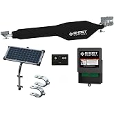 GHOST CONTROLS Solar Heavy-Duty Automatic Gate Opener Kit for Driveway Swing Gates with Long-Range Solar Gate Opener Remote - Model TSS1XP