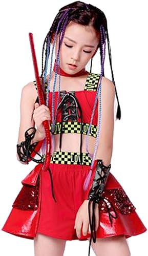 Amazon Co Jp ダンス衣装 ヒップホップ キッズ ダンス衣装 セットアップ ダンス衣装 ヒップホップ 女の子 ジャズダンス衣装 Hiphop 長袖 チアガール ダンス衣装 演出服 ガールズ ステージ衣装 160 ホビー 通販