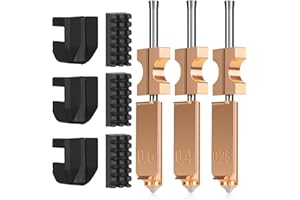 3PCS AD5X Hotend Quick-Swap Hardened Steel Nozzle 0.25+0.4+0.6mm Quick-Detachable Printhead High-Flow High Speed Smooth Print